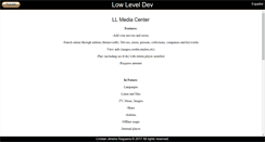 Desktop Screenshot of lowleveldev.com